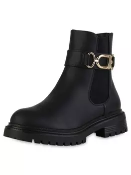 Ботильоны VAN HILL Biker Boots Chloe, черный