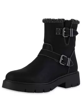 Ботильоны VAN HILL Biker Boots Samantha, черный