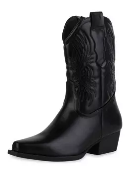 Ботильоны VAN HILL Cowboy Boots Amelia, черный