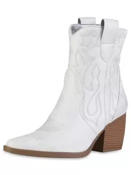Ботильоны VAN HILL Cowboy Boots Ava, цвет silber weiss