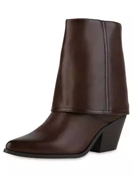Ботильоны VAN HILL Cowboy Boots Evelyn, коричневый