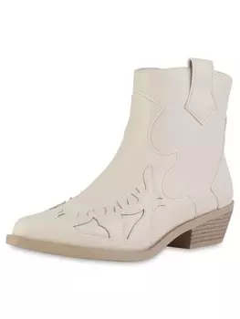Ботильоны VAN HILL Cowboy Boots Marilyn, бежевый