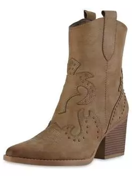 Ботильоны VAN HILL, хаки