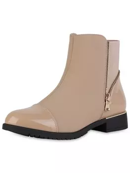 Ботильоны VAN HILL Harper, цвет beige lack