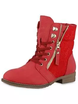 Ботильоны VAN HILL, красный