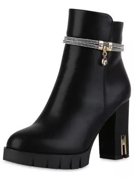 Ботильоны VAN HILL Madison, цвет schwarz pu