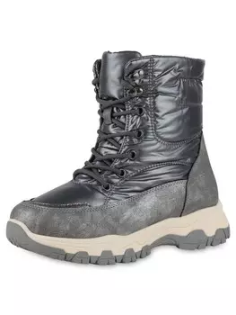 Ботильоны VAN HILL Outdoor Schuhe Allison, цвет grau metallic