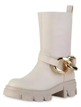 Ботильоны VAN HILL Plateau Boots Anna, бежевый