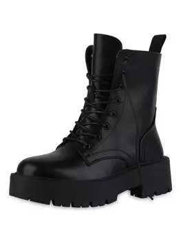 Ботильоны VAN HILL Plateau Boots Emily, черный