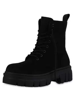 Ботильоны VAN HILL Plateau Boots Gabriella, цвет schwarz velours