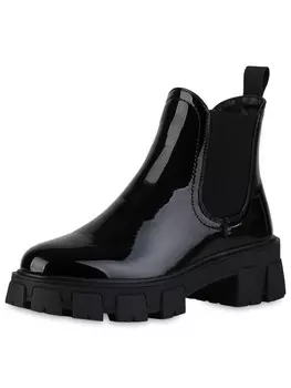 Ботильоны VAN HILL Plateau Boots Genesis, цвет schwarz lack