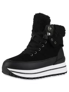 Ботильоны VAN HILL Plateau Boots Samantha, черный