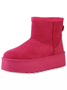 Ботильоны VAN HILL Plateau Boots Sofia, фуксия