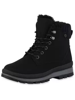 Ботильоны VAN HILL Worker Boots Amelia, черный