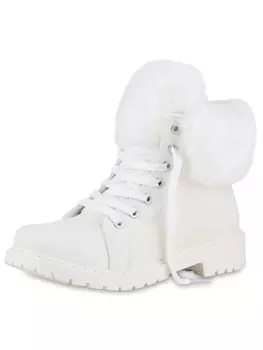 Ботильоны VAN HILL Worker Boots Aurora, белый