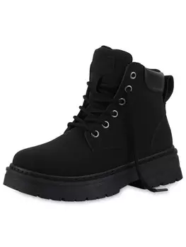 Ботильоны VAN HILL Worker Boots Emily, черный