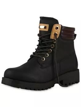 Ботильоны VAN HILL Worker Boots Grace, черный