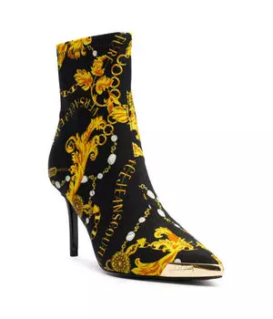 Ботильоны Versace Jeans Couture на шпильке, черный