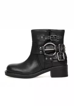 Ботильоны в стиле кантри Kamome, черный