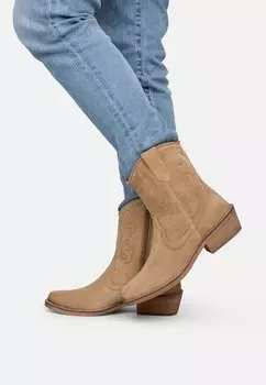 Ботильоны в техасском/байкерском стиле Sidonia Ps Poelman, цвет middle beige