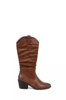 Ботильоны в западном стиле длиной до середины икры Pavers, мультиколор