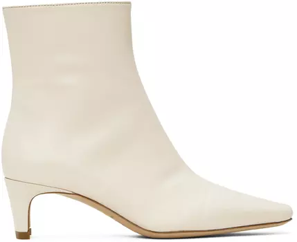 Ботильоны Wally цвета Off-White Staud