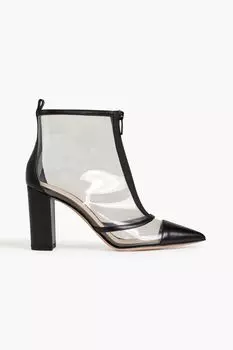 Ботильоны Watson из ПВХ и кожи GIANVITO ROSSI, черный