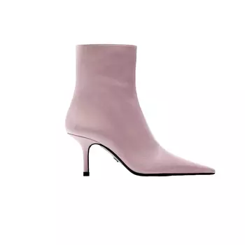 Ботильоны Zara Patchwork High-top, пурпурно-розовый