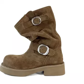 Ботильоны женские Abcylm, хаки