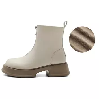 Ботильоны женские Belle, цвет Off-white - velvet