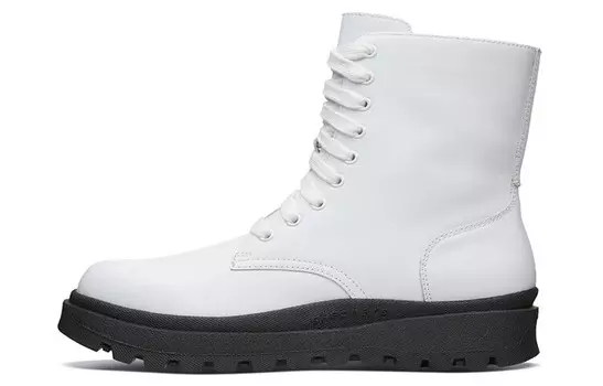 Ботильоны женские белые/черные Skechers