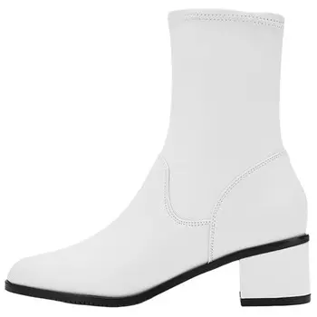 Ботильоны женские белые Clarks