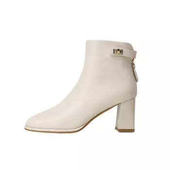 Ботильоны женские бежевый Dme