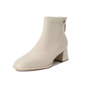 Ботильоны женские бежевый Dme