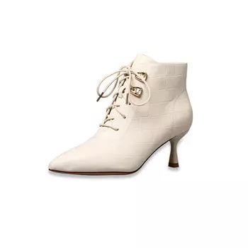 Ботильоны женские бежевый Dme