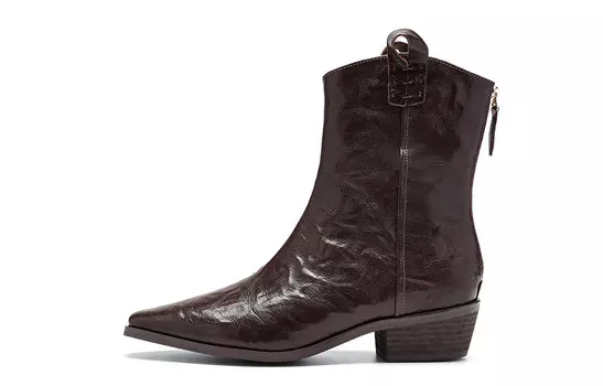 Ботильоны женские бордовый Eblan