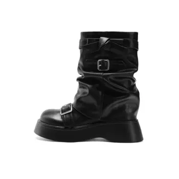 Ботильоны женские Bosssunwen, коричневый