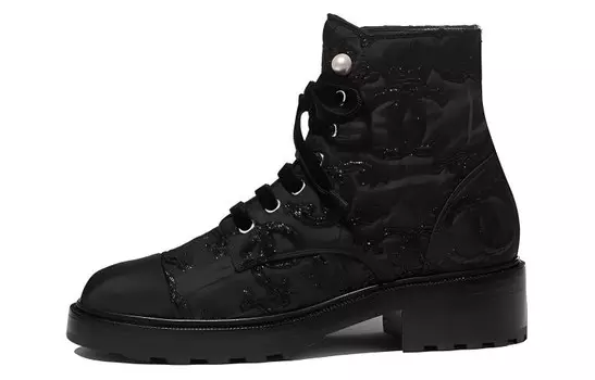 Ботильоны женские черные Chanel