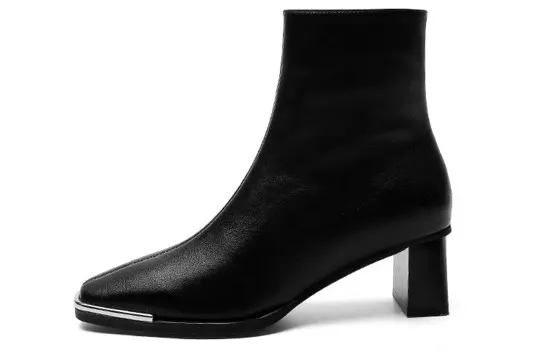 Ботильоны женские черные Oms