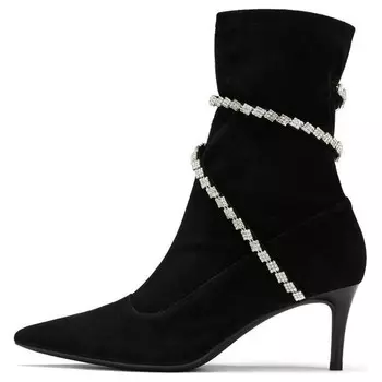 Ботильоны женские черный 73Hours