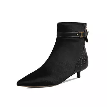 Ботильоны женские черный Aiqinisha