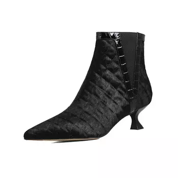 Ботильоны женские черный Aiqinisha