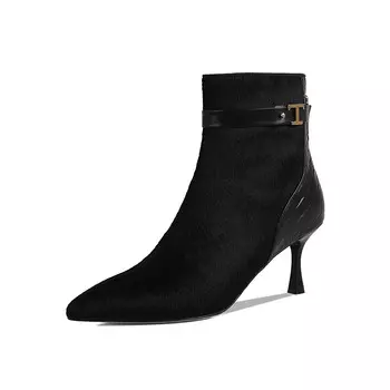 Ботильоны женские черный Aiqinisha