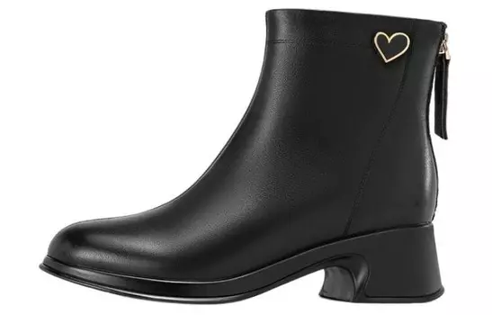 Ботильоны женские черный Aokang
