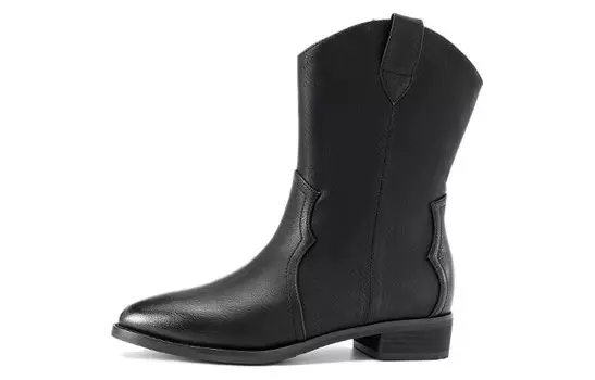 Ботильоны женские черный Aokang