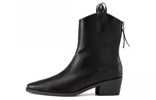 Ботильоны женские черный Aokang