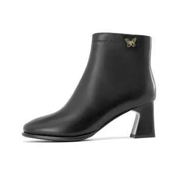 Ботильоны женские черный Aokang