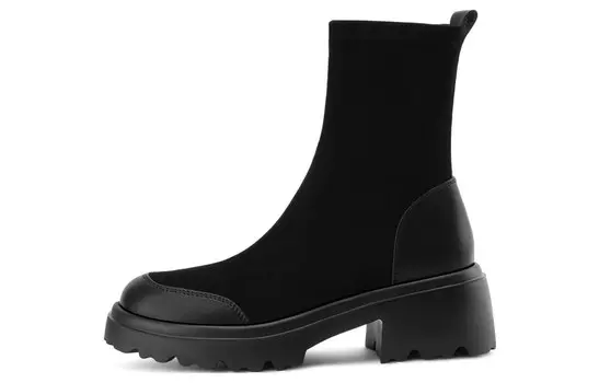 Ботильоны женские черный Boerdiqi