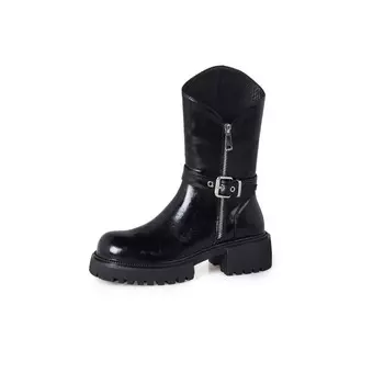 Ботильоны женские черный Flowerskam