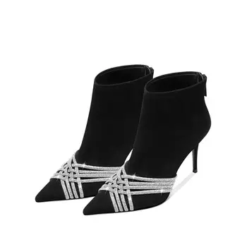 Ботильоны женские черный Hoov